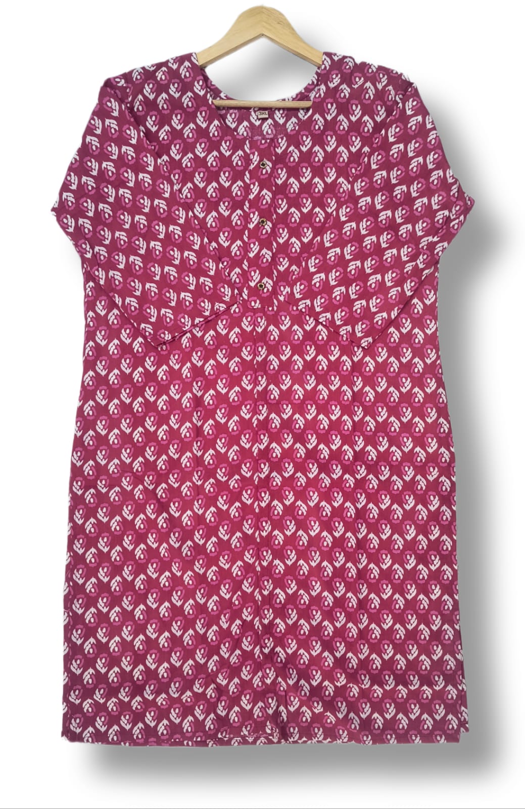 PRINTED COTTON KURTI IN BIG SIZE